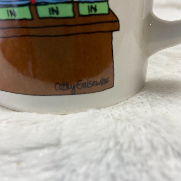 Vintage 1983 American Greetings Cathy Guisewite I Love My Career Mug - Picture 2 of 10